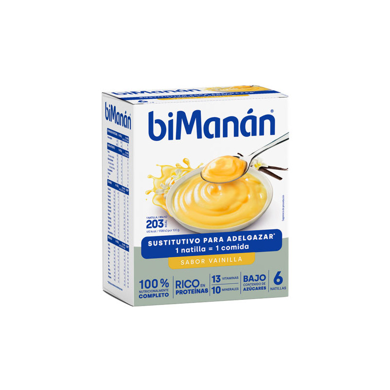 Bimanan Beslim Natillas Vainilla 6 Sobres