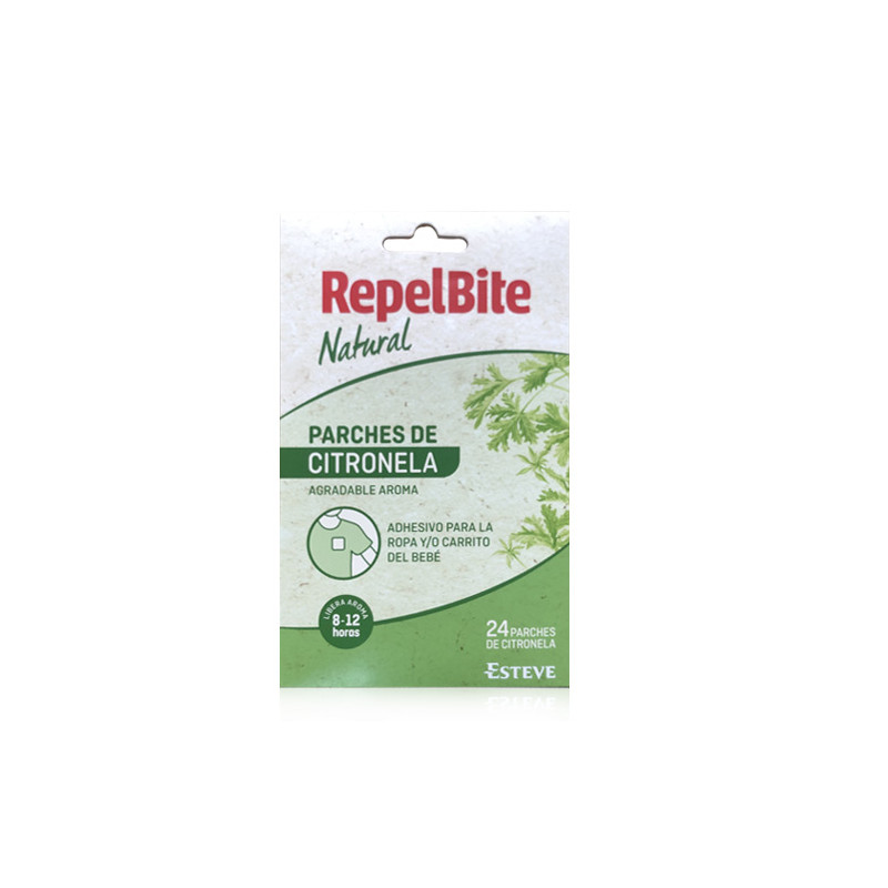 Repel Bite Natural Repelente Insectos 24 Parches