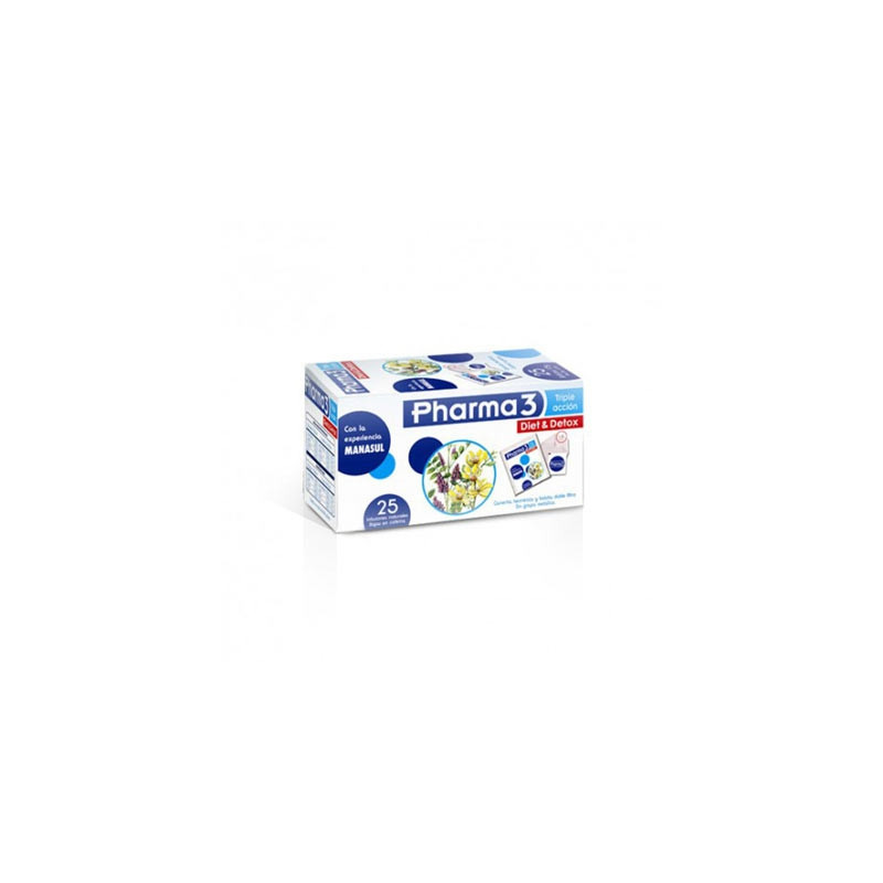 Pharma 3 diet detox 25 bolsitas
