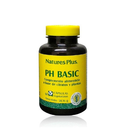 Natures Plus Ph Basic Equilibrio Acido-Basico 60 Capsulas
