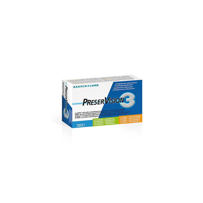 Preservision 3 luteina omega 3 60 cápsulas