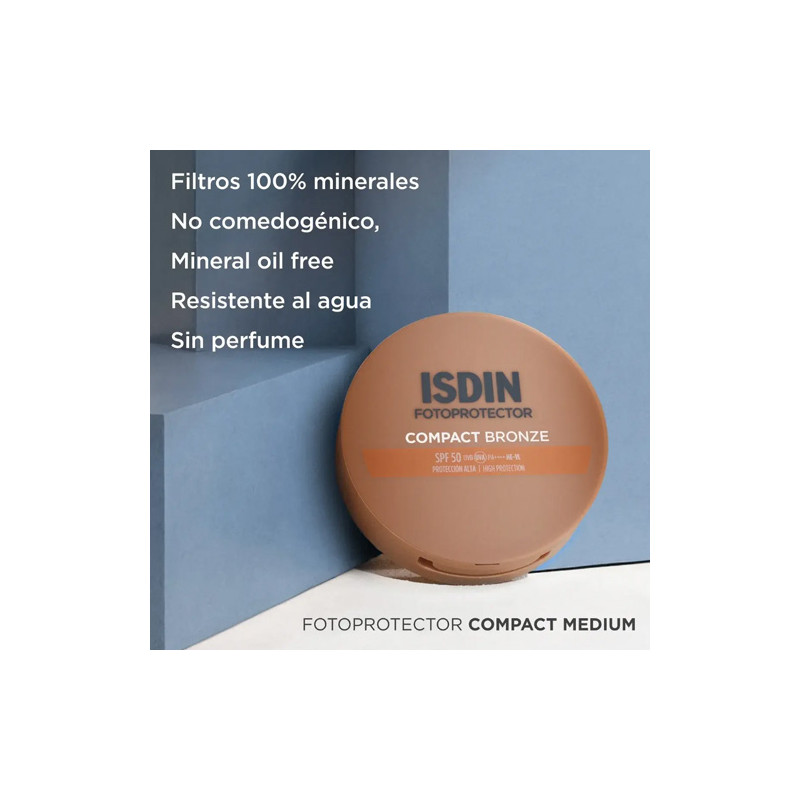 Isdin Fotoprotector Maquillaje Compacto Bronce Spf50+ 10gr