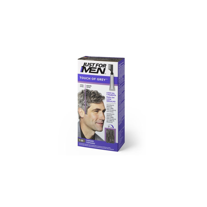 Just for Men Touch of Grey Castaño