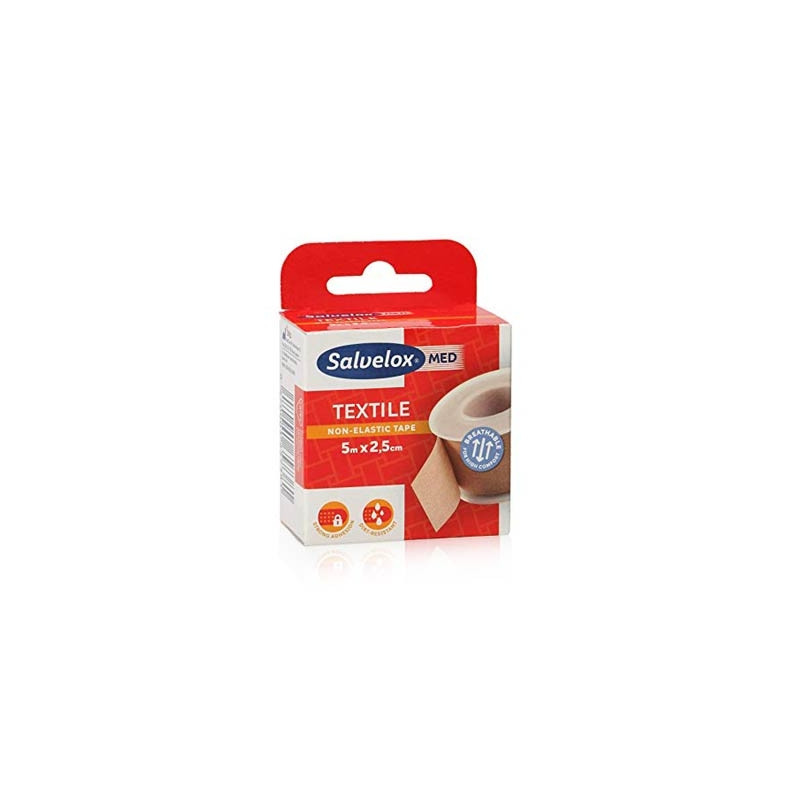 Salvelox Esparadrapo Textil Carne 5 x 2,5