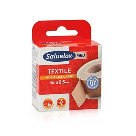 Salvelox Esparadrapo Textil Carne 5 x 2,5