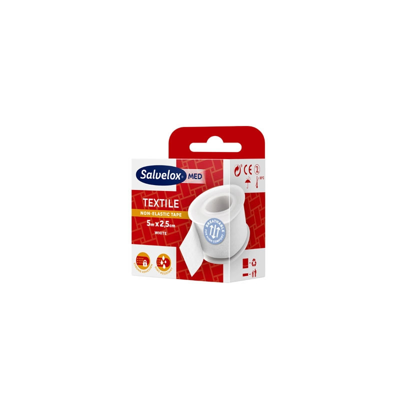 Salvelox Esparadrapo Tela Blanco 5 x 2.5