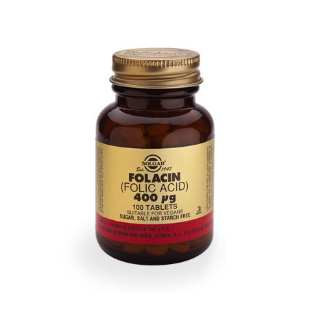 Solgar Folacin ácido folico 400 mcg 250 comprimidos