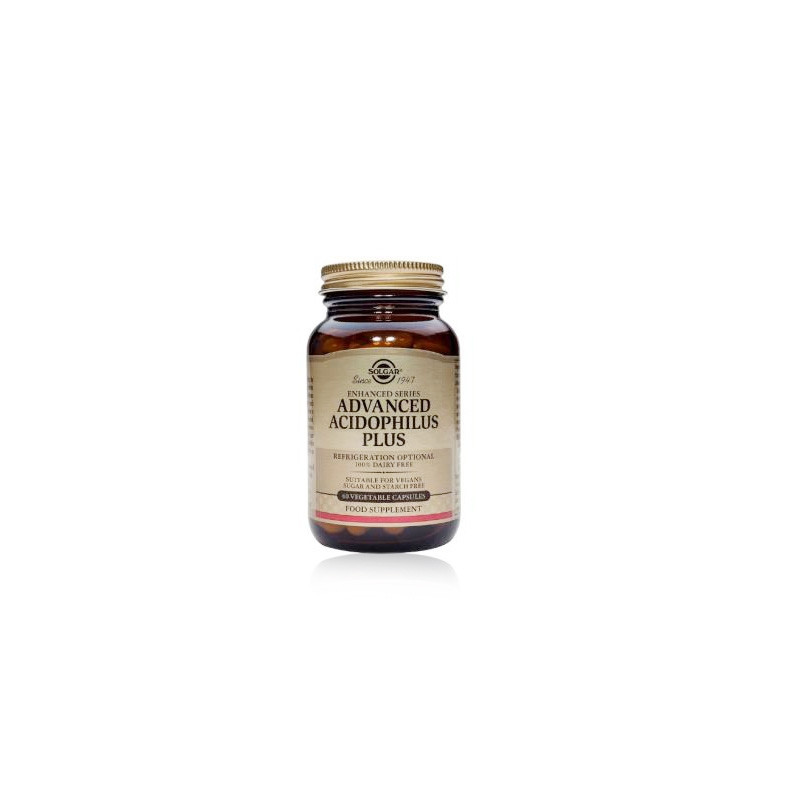 Solgar Acidophilus Plus Avanzado (No Lacteo). 60 Cap. Veget.