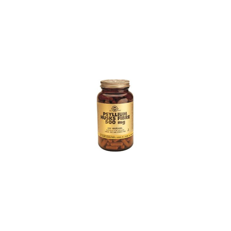 Solgar Fibra de cascaras de psyllium 500 mg. 200 cap. veget