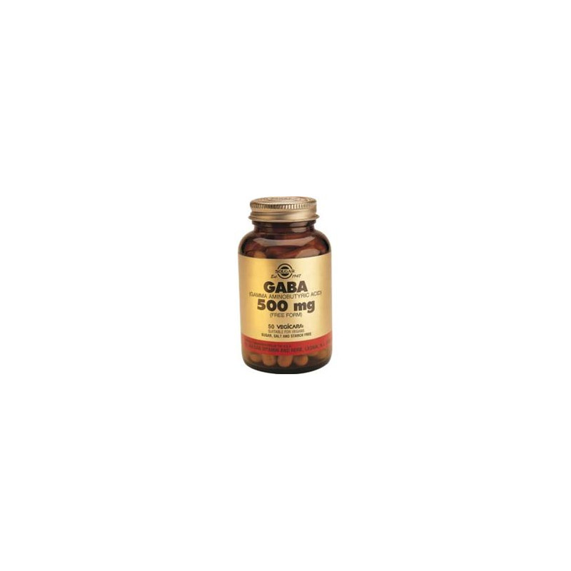 Solgar Gaba 500 mg. 50 cápsulas vegetales