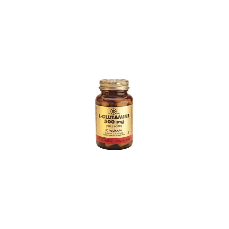 Solgar L-glutamina 500 mg. 250 cápsulas vegetales