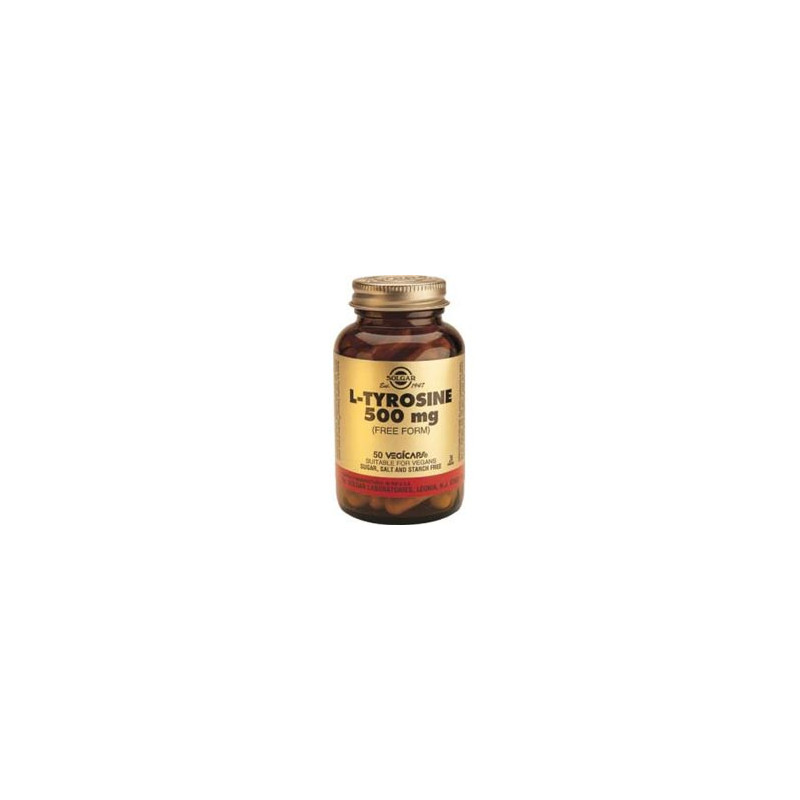 Solgar L-tirosina 500 mg. 50 cápsulas vegetales
