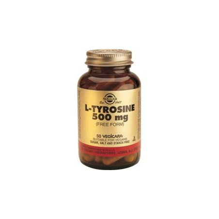 Solgar L-tirosina 500 mg. 50 cápsulas vegetales