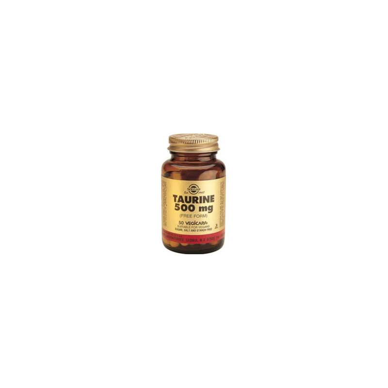 Solgar Taurina 500 mg. 50 cápsulas vegetales