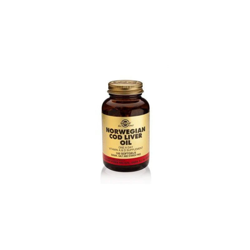 Solgar Aceite higado bacalao (una-al-dia). 250 cap. gelatina