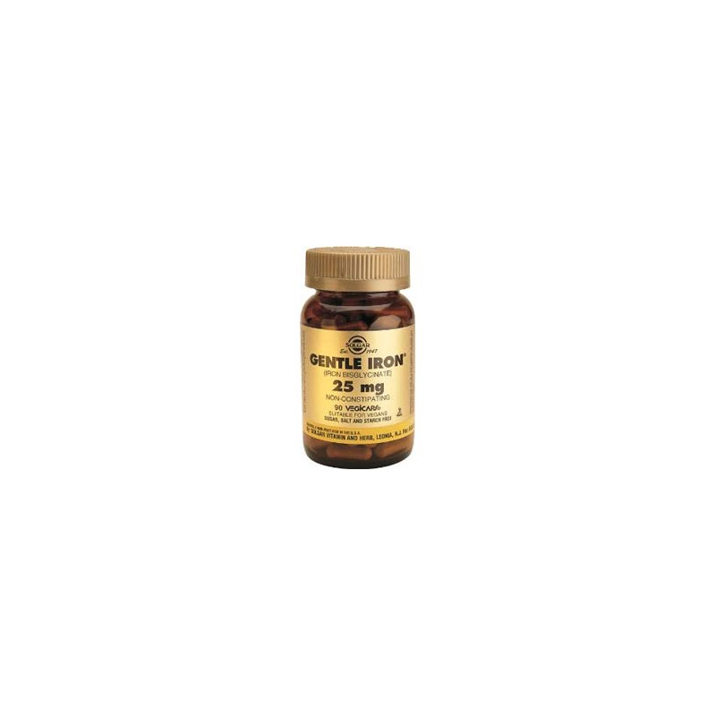 Solgar Hierro gentle 20 mg. 180 cápsulas vegetales