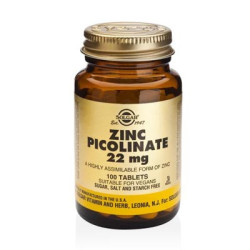 Solgar Zinc picolinato 22 mg. 100 comprimidos