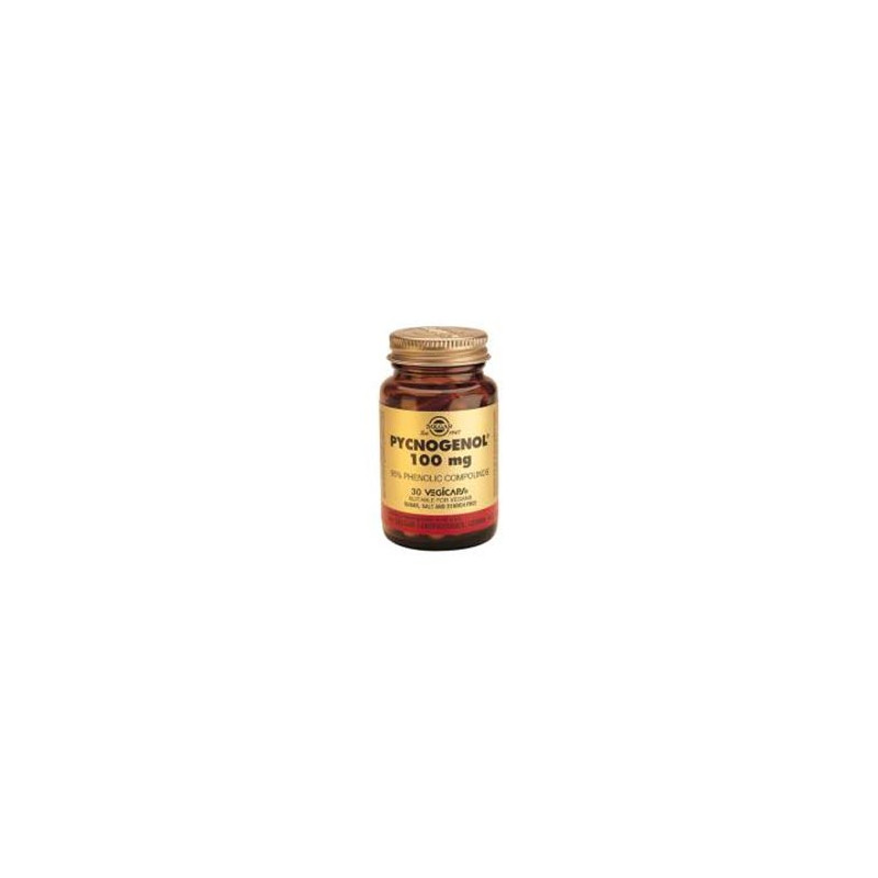 Solgar Pino 100 mg. extracto corteza. 30 cap. vegetales