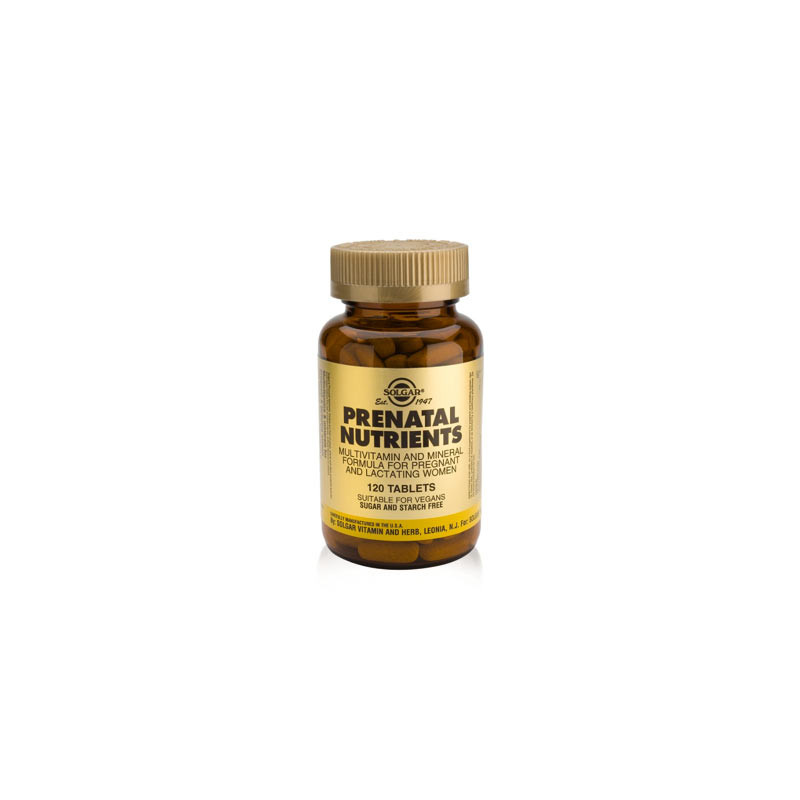 Solgar Nutrientes prenatales. 120 comprimidos