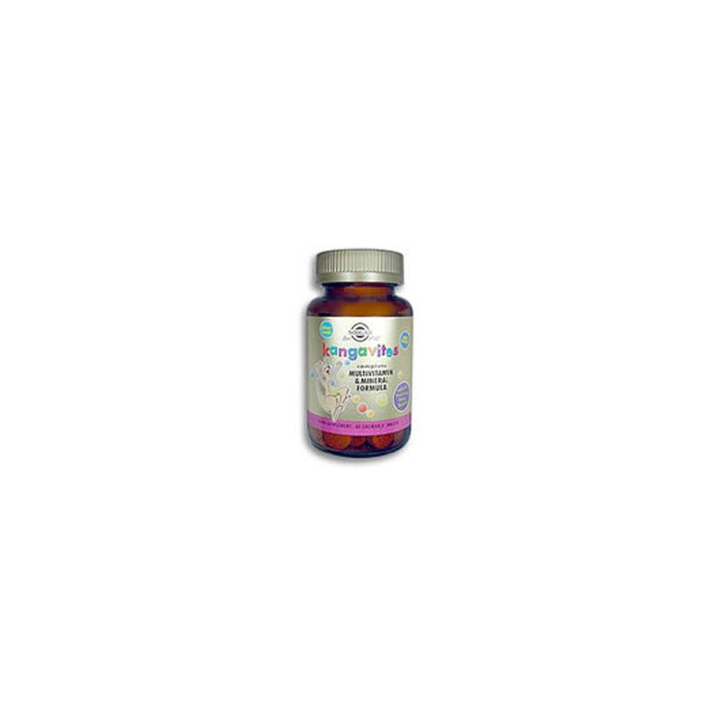 Solgar Kangavites multi frutas bosque. 60 comp. mastic.