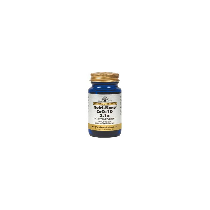 Solgar Nutri-nano co-q10 3.1x. 50 cápsulas gelatina