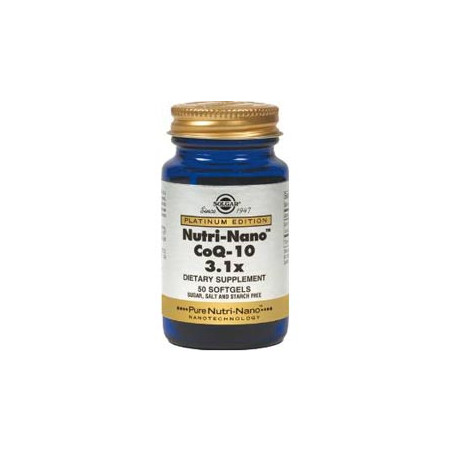 Solgar Nutri-nano co-q10 3.1x. 50 cápsulas gelatina