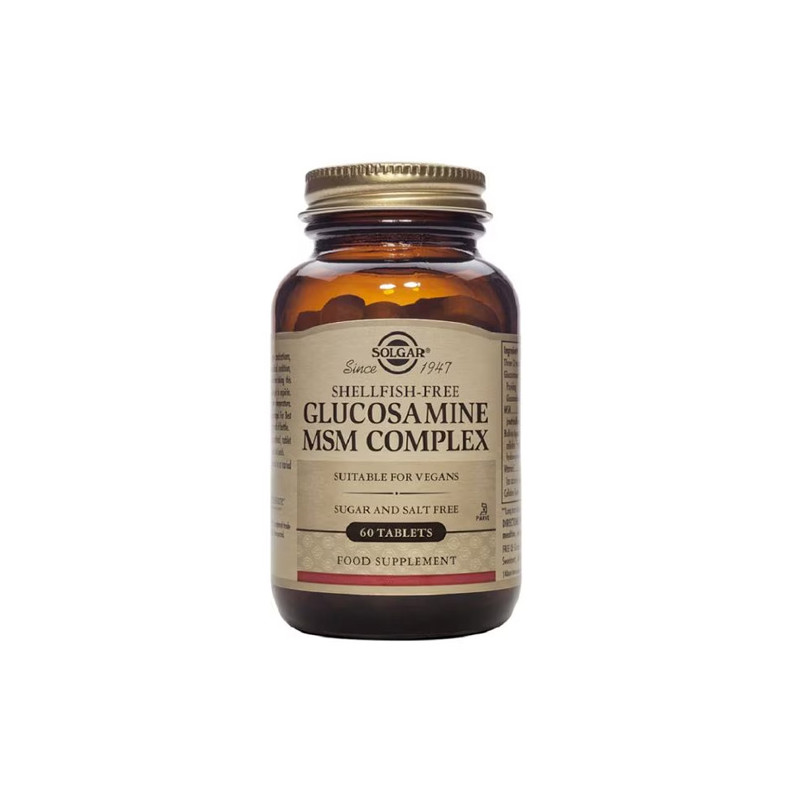 Solgar Glucosamina msm Complex 60 Comprimidos