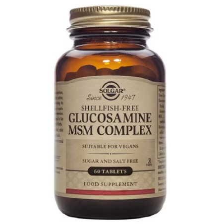 Solgar Glucosamina msm Complex 60 Comprimidos