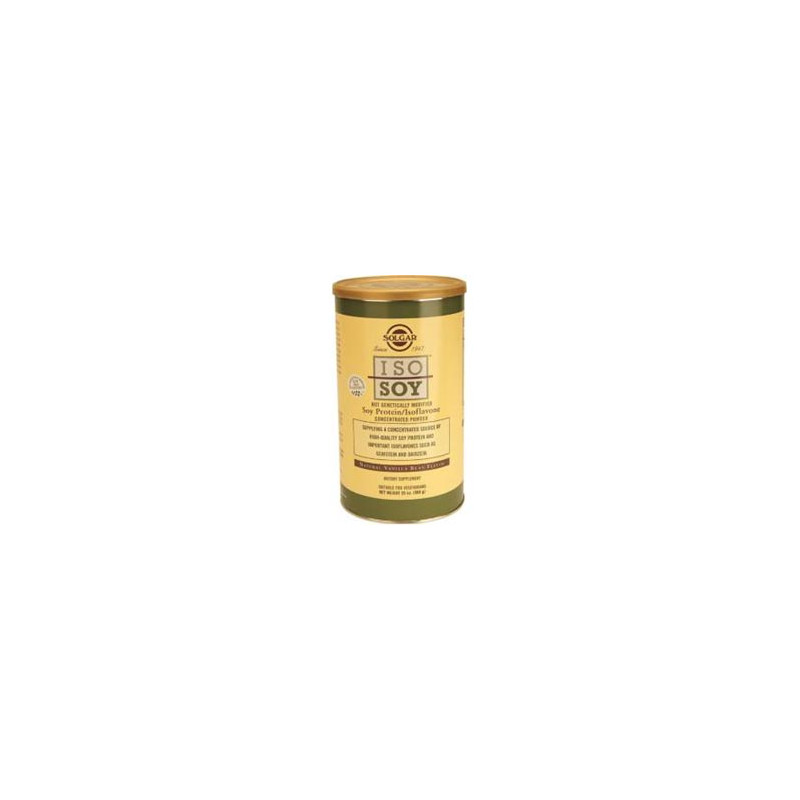 Solgar Iso soja sabor vainilla. 568 gr. preparado en polvo