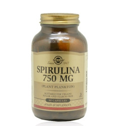 Solgar Espirulina 750mg 80 Capsulas