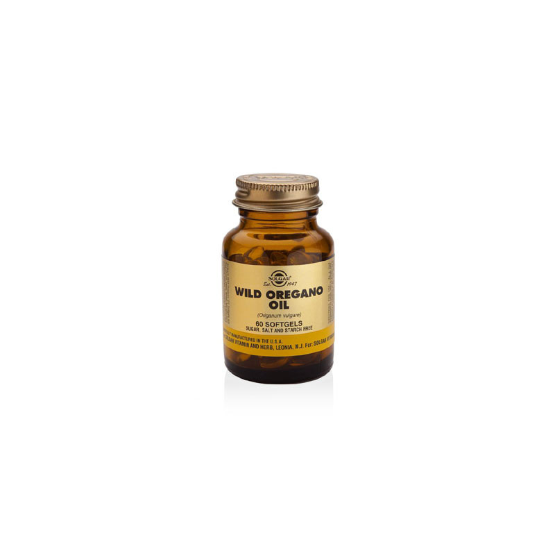 SOLGAR ACEITE DE OREGANO SILVESTRE. 60 CAPSULAS GELATINA