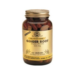 SOLGAR JENGIBRE. RAIZ. 60 CAPSULAS VEGETALES