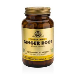 SOLGAR JENGIBRE. RAIZ. 100 CAPSULAS VEGETALES