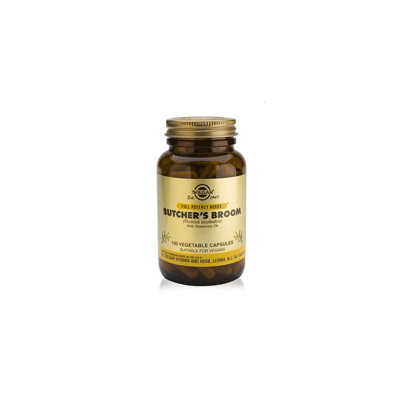 SOLGAR RUSCO. 100 CAPSULAS VEGETALES