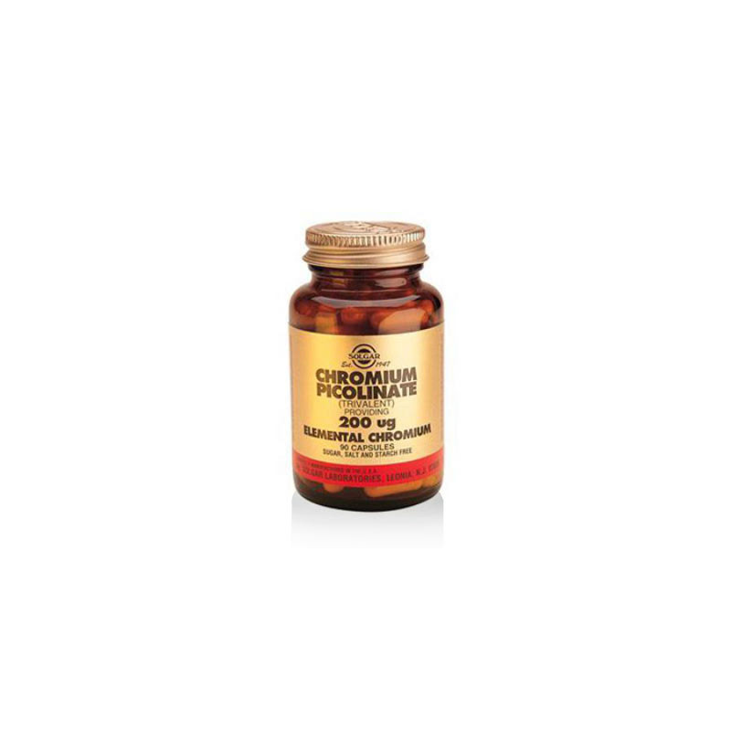 Solgar Picolinato de cromo 200 mcg. 90 cápsulas