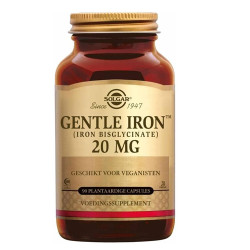 Solgar Hierro Gentle 20mg. 90 Capsulas Vegetales