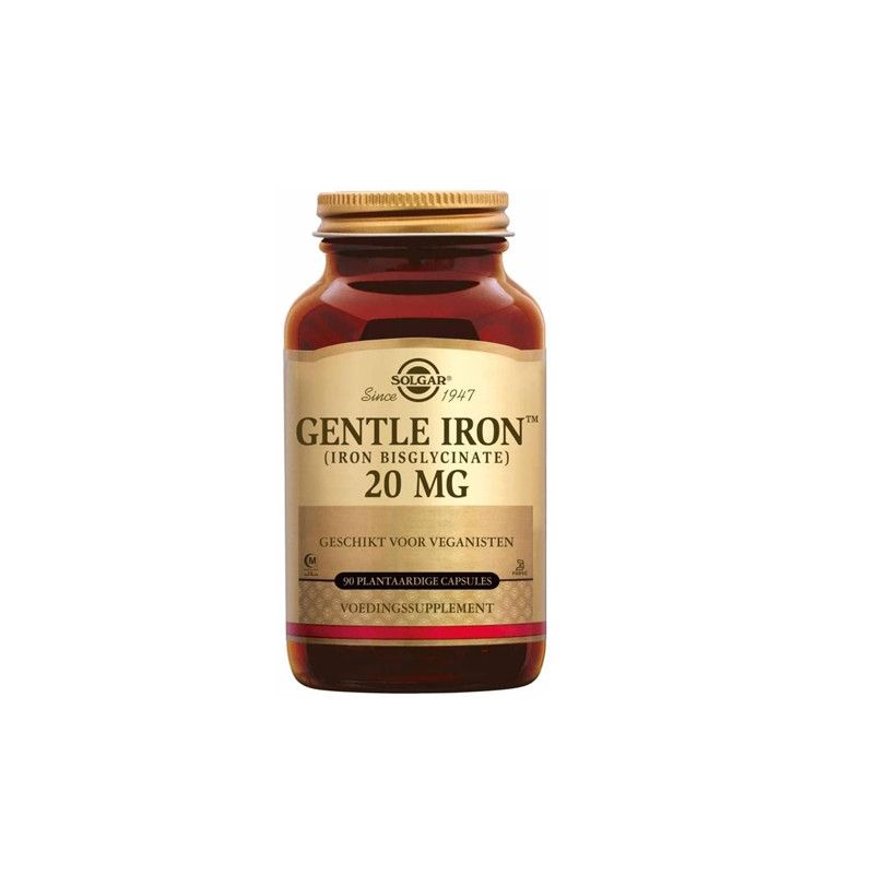 Solgar Hierro Gentle 20mg. 90 Capsulas Vegetales