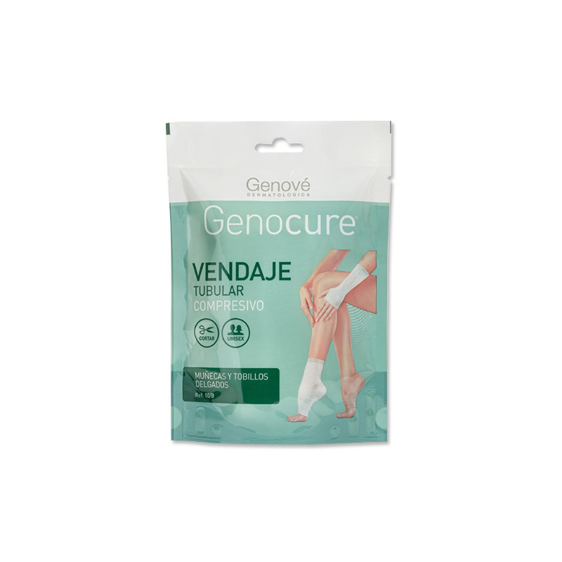 Genove Genocure Vendaje Tubular Compresivo Muñecas y Tobillos Delgados