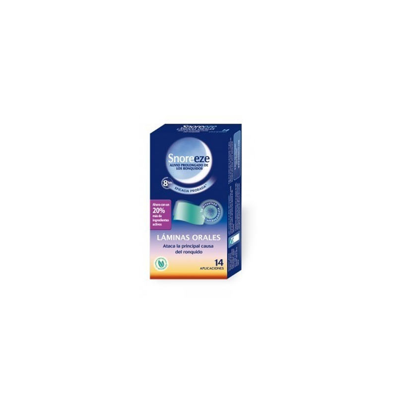 Snoreeze Laminas Orales 14 Uds