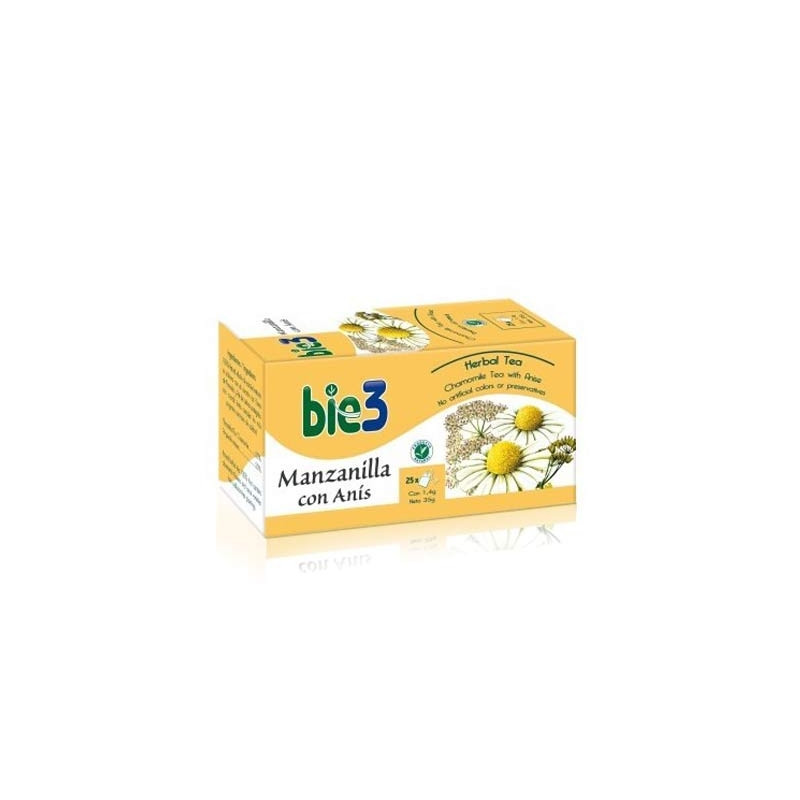 Bie3 Manzanilla con Anis Infusion 25 Filtros