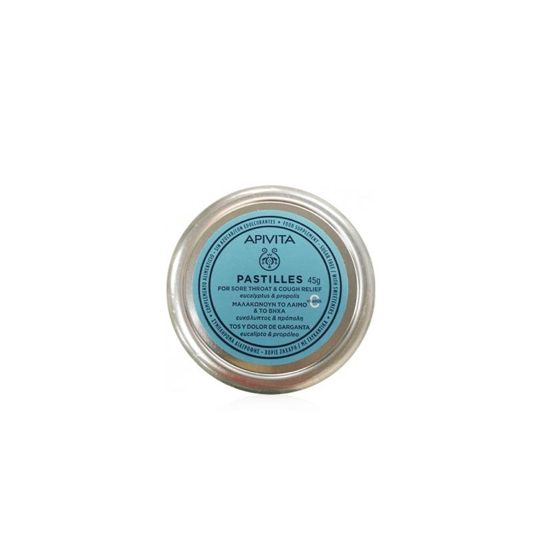 Apivita Pastillas Eucalipto y Propoeo S/Azucar 45gr