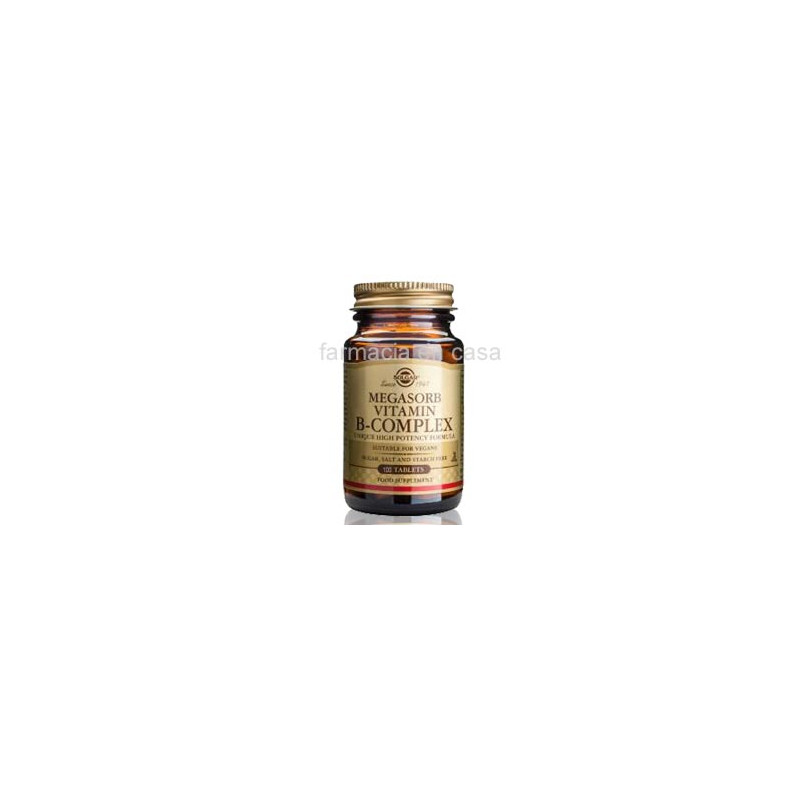 Solgar Megasorb b-complex 100 comprimidos