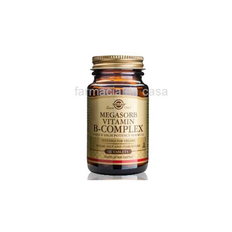 Solgar Megasorb b-complex 100 comprimidos