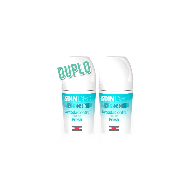 Isdin Lambda Control Desodorante Roll-On Fresh Duplo 2x50ml