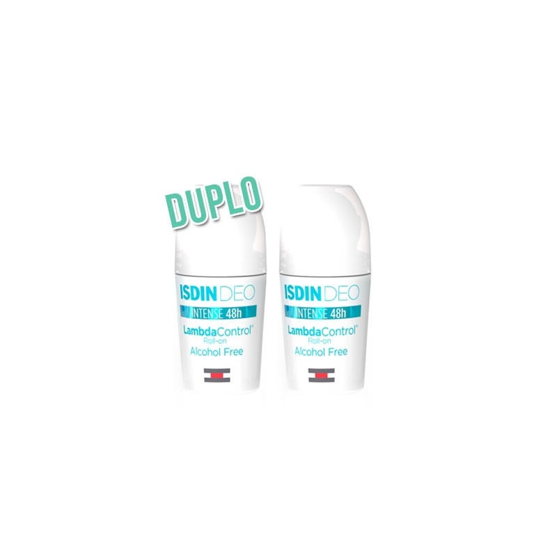 Isdin Lambda desodorante sin alcohol roll-on duplo 2x50ml