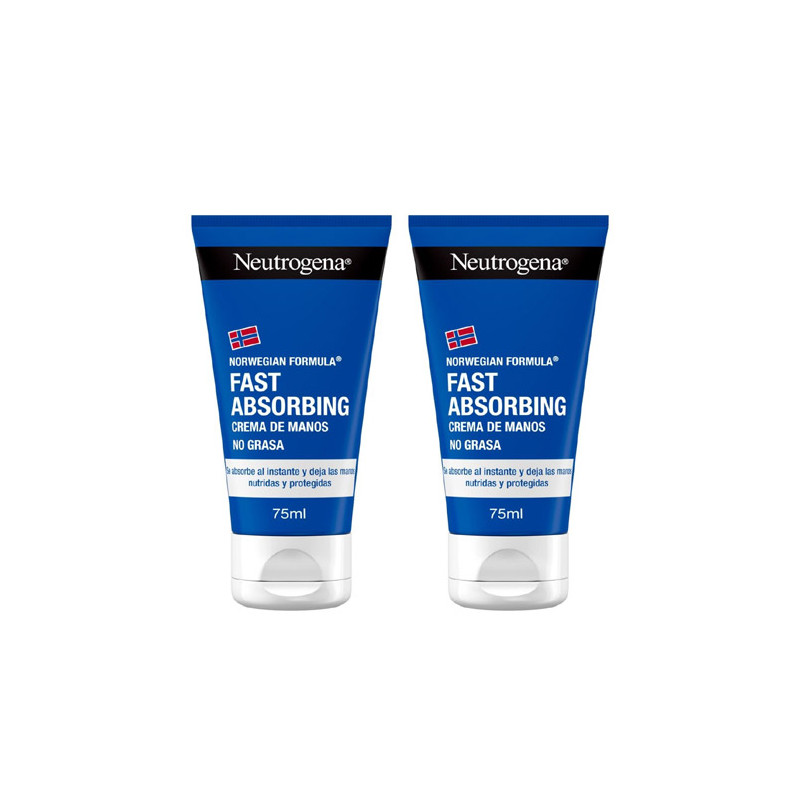 Neutrogena Manos Crema Rapida Absorcion Duplo 2x75ml