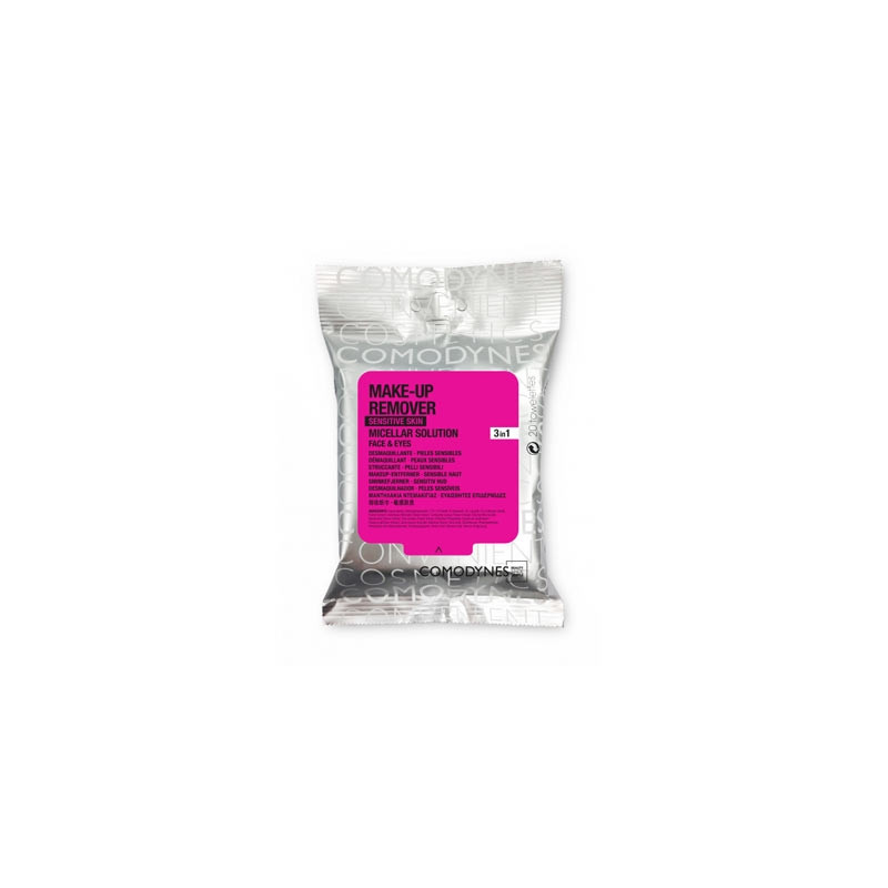 Comodynes Make up remover micelar piel sensible 20 toallitas