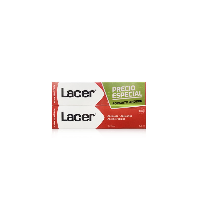 Lacer Pasta Dental Fluor Duplo 2x125ml