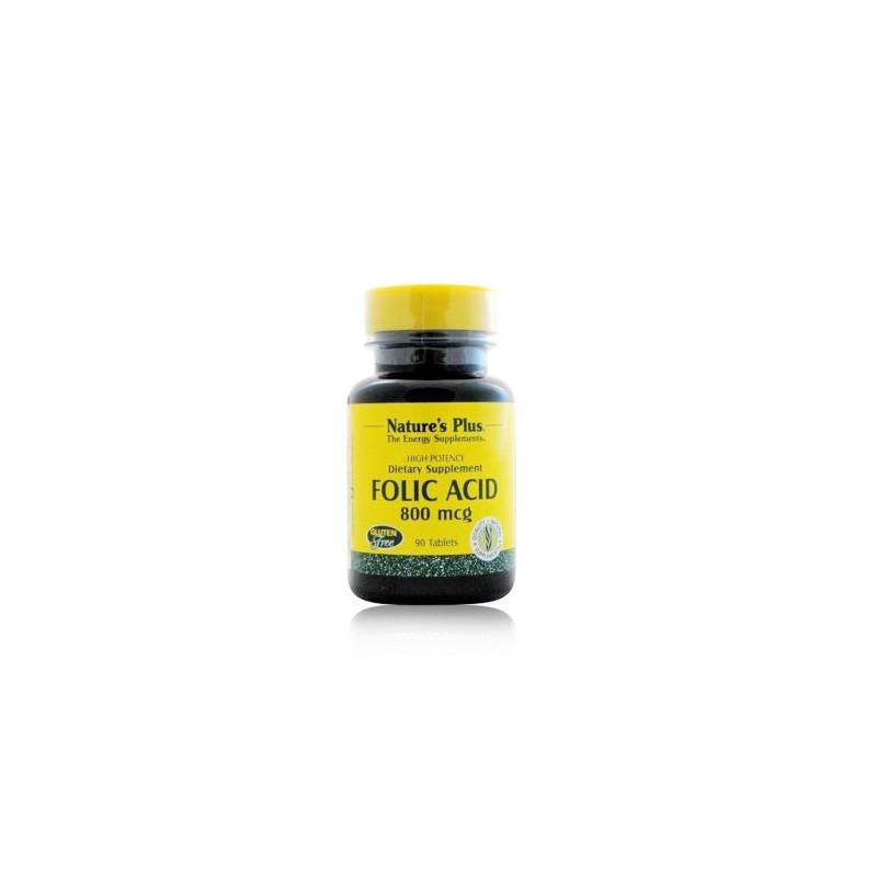 Natures Plus Acido Folico Antifatiga 90 Comprimidos