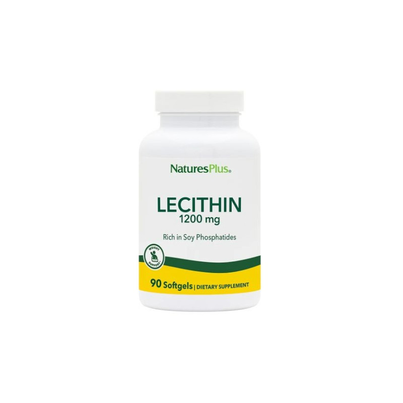 Natures Plus Lecitina de Soja 1200mg 90 Perlas